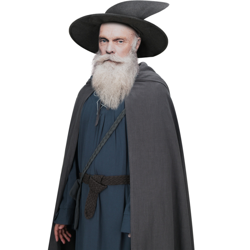 Deluxe Men's The Hobbit Gandalf Wizard Cosplay Costume