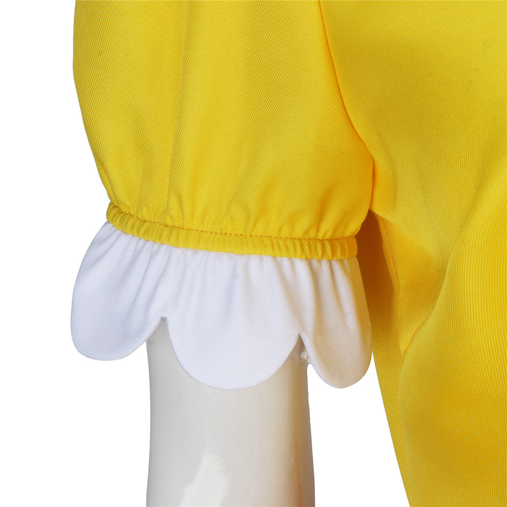 Super Mario Princess Daisy Cosplay Costume Dress