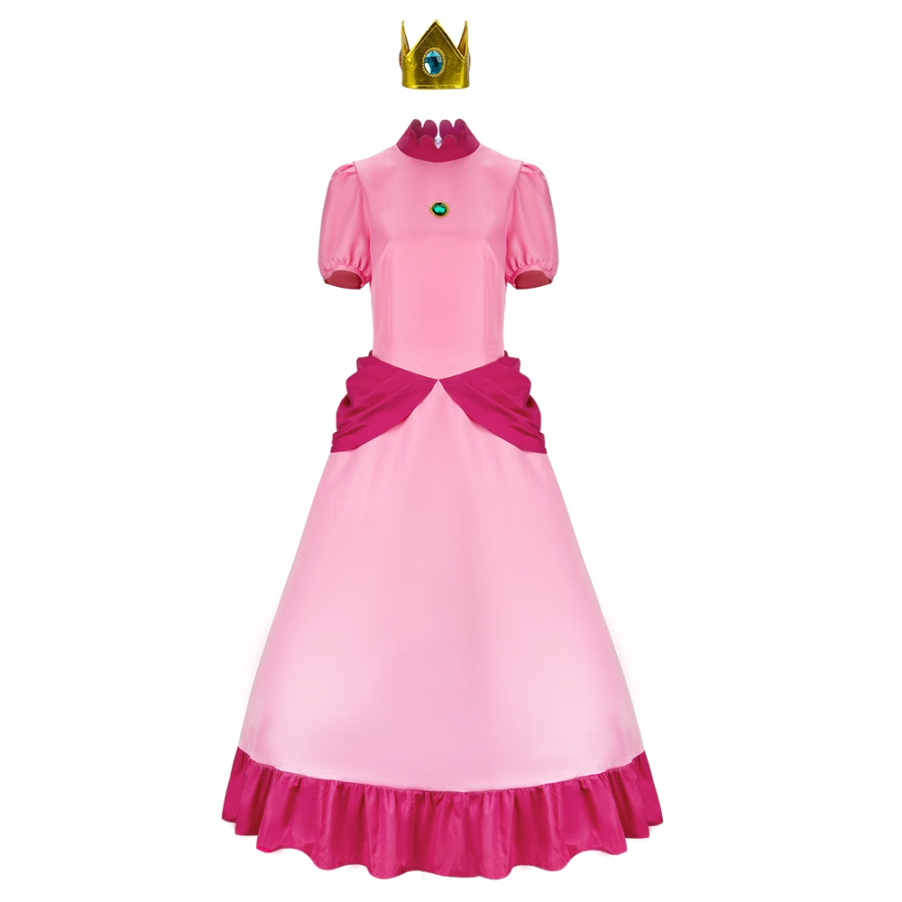 strapless open back dress Pink Princess Costume main image 1