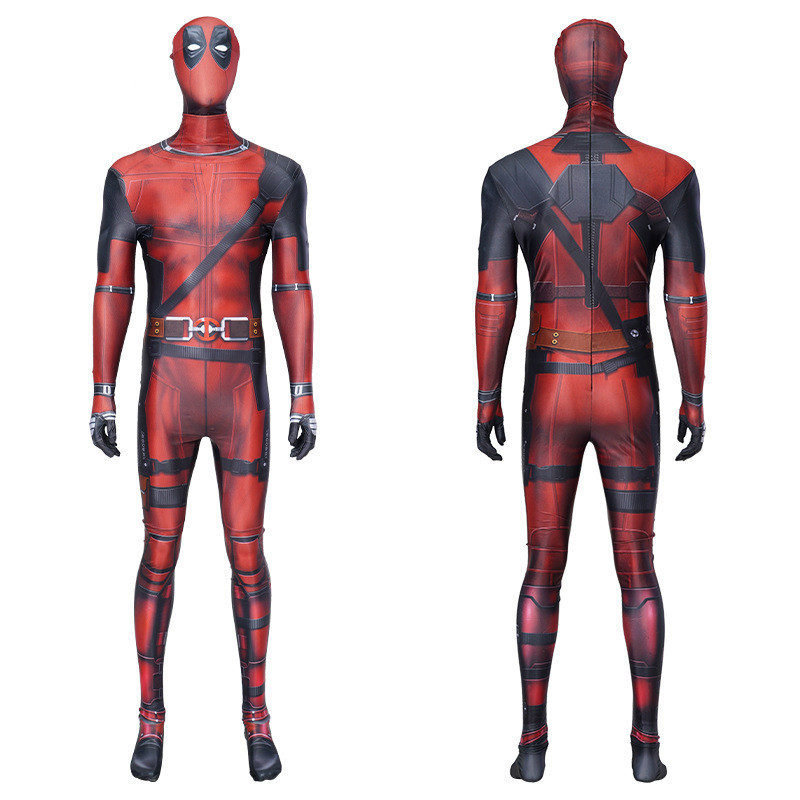Deadpool 2 Wade Wilson Cosplay Costume Superhero Bodysuit Adult Kids