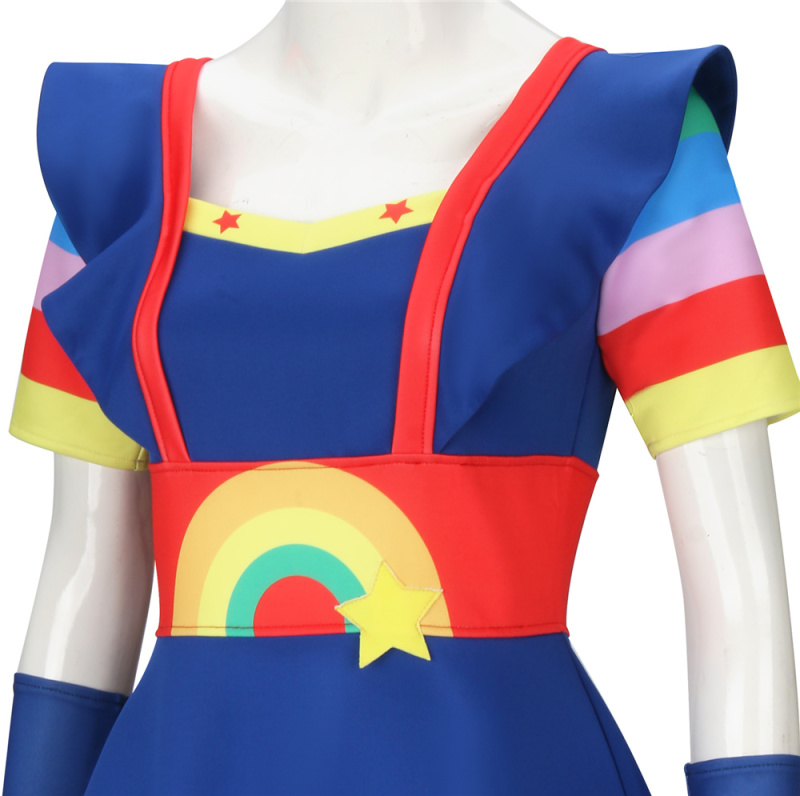 Rainbow Brite Women's Costume Dress Takerlama In Stock