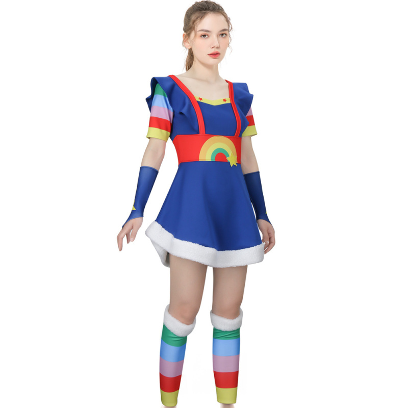 Rainbow Brite Women's Costume Dress Takerlama In Stock