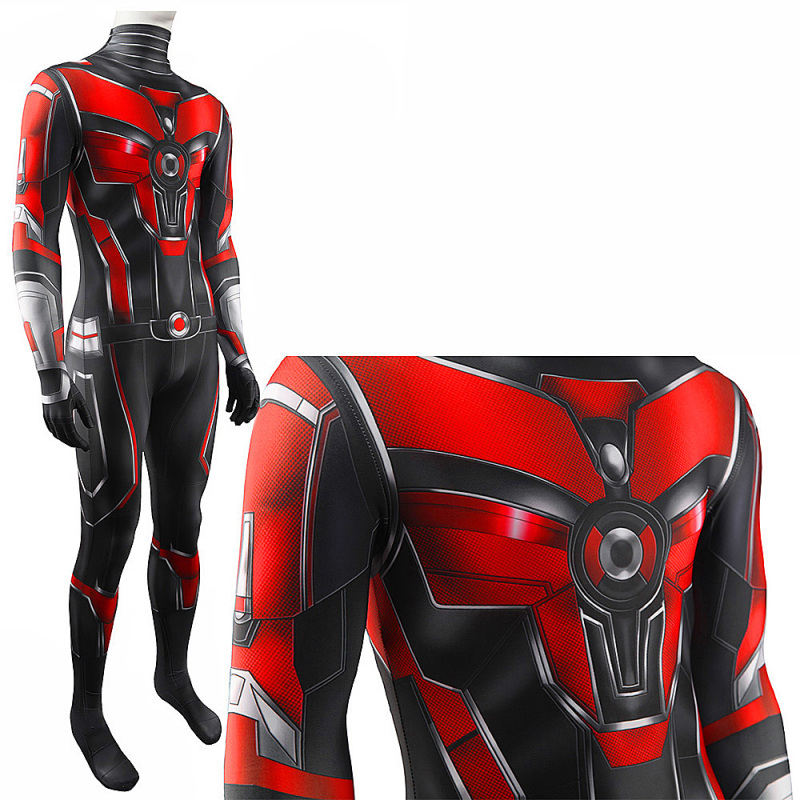 Ant Man 2 Costume Ant Man And The Wasp Scott Edward Harris Lang Cosplay Jumpsuit- No Helmet