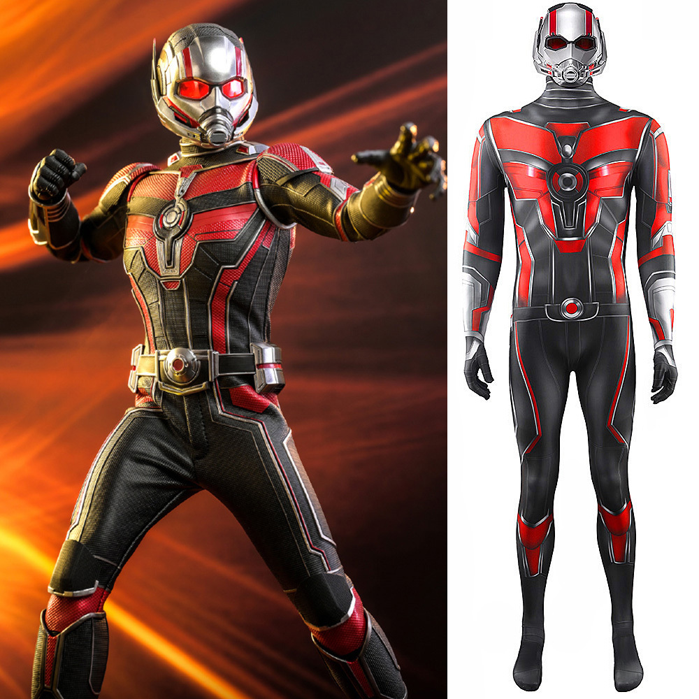 Ant Man 2 Costume Ant Man And The Wasp Scott Edward Harris Lang Cosplay Jumpsuit- No Helmet