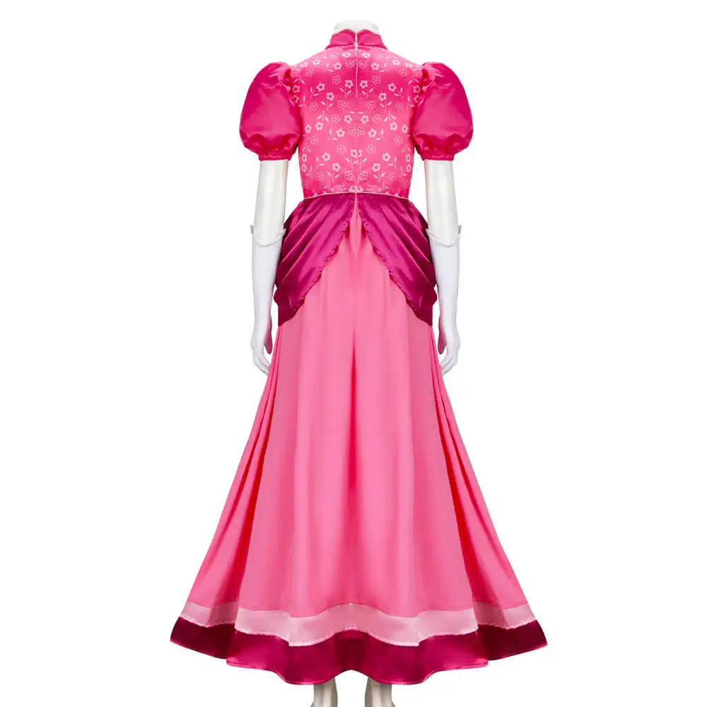 strapless open back dress Pink Princess Dress for Little Girls main image 1