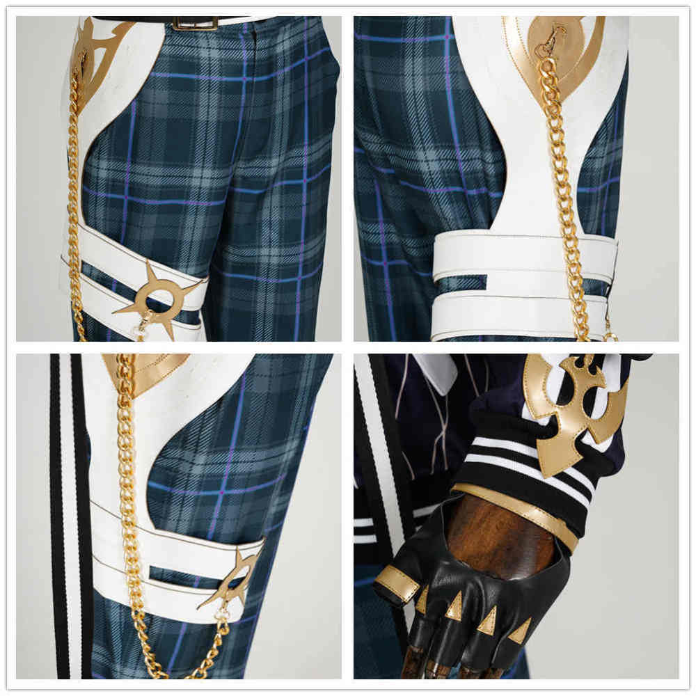 Doppio Dropscythe Cosplay Costume Virtual YouTuber NIJISANJI XSOLEIL Outfits