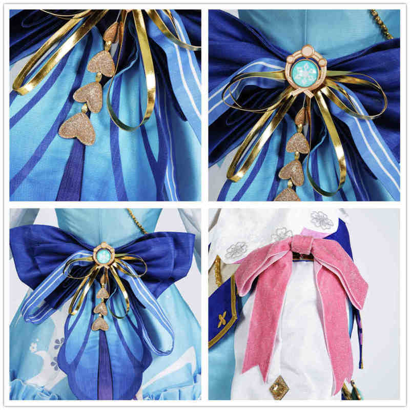 Kamisato Ayaka Springbloom Missive Cosplay Outfits Genshin Impact Cosplay Costume