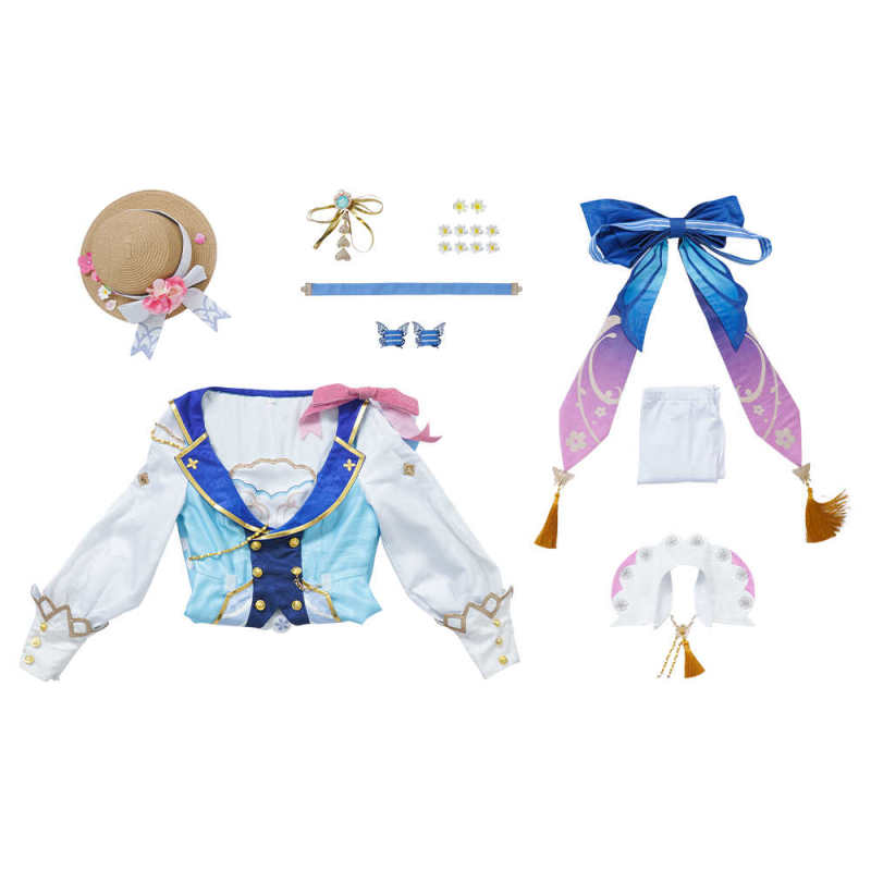 Kamisato Ayaka Springbloom Missive Cosplay Outfits Genshin Impact Cosplay Costume