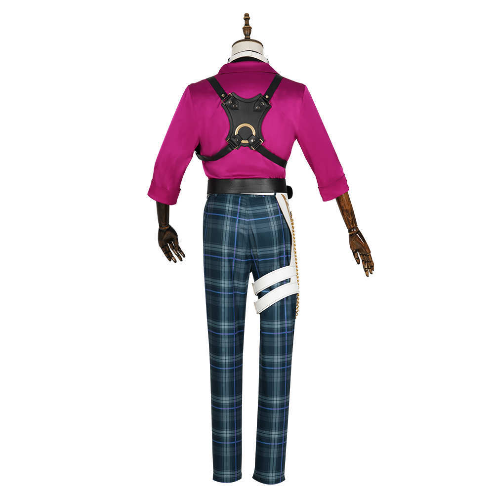 Doppio Dropscythe Cosplay Costume Virtual YouTuber NIJISANJI XSOLEIL Outfits