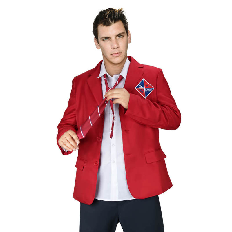 Rebelde Elite Way School Uniforms RBD Luka Colucci Men's Cosplay Costume In Stock-Takerlama