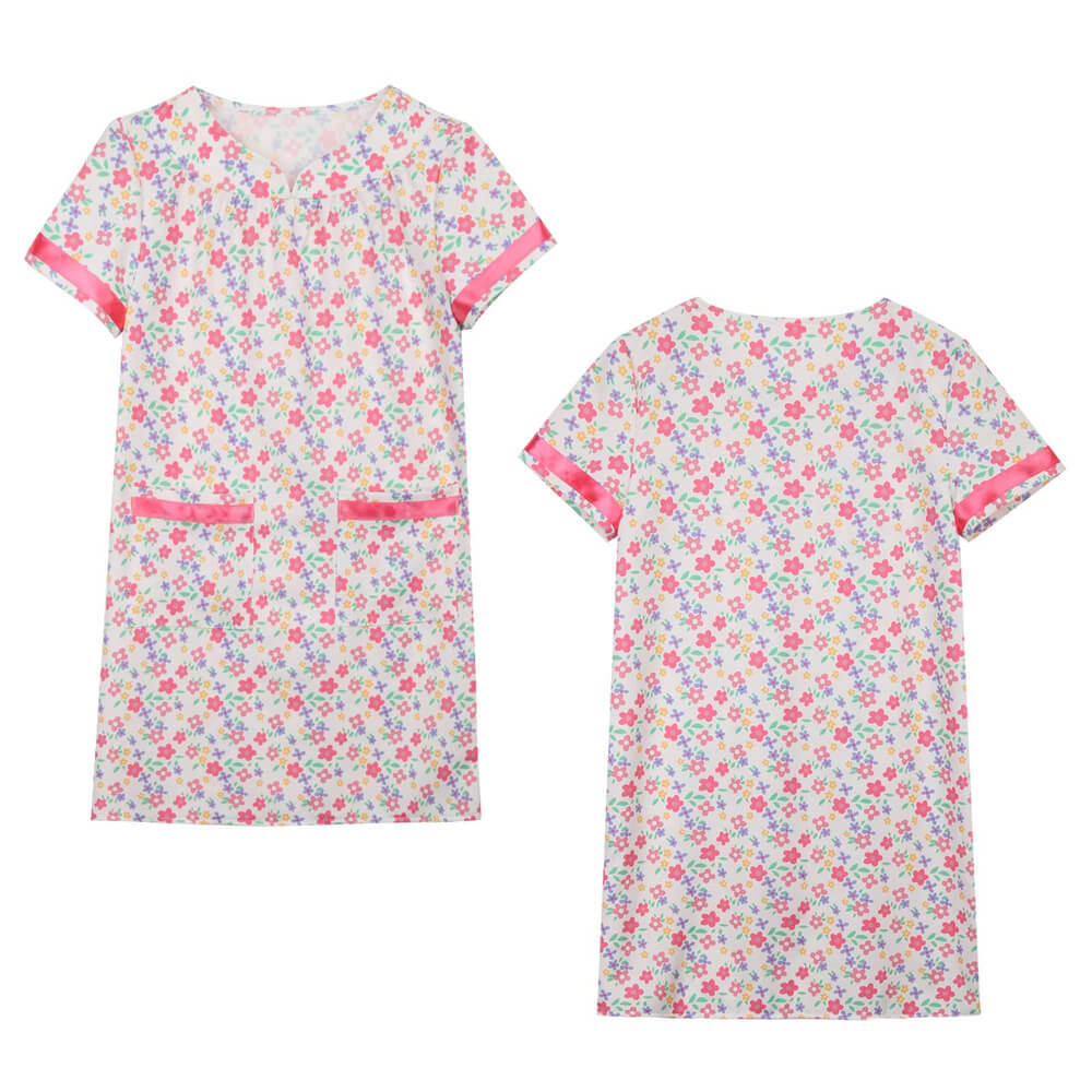 100th Day of School Grandma Old Lady Granny Costume Girls Floral Print Grandma Halloween Outfits