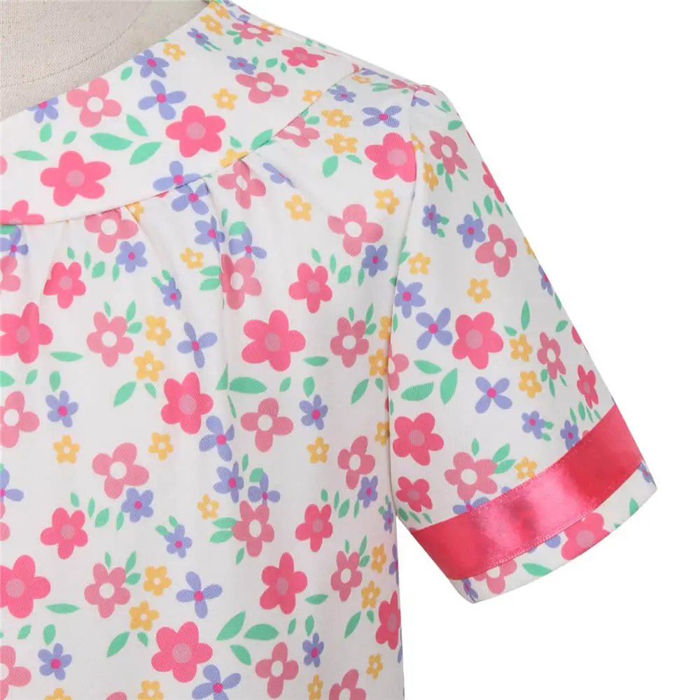 knee length dresses for ladies Helga Vintage Floral Gown  Moore Vintage Archive