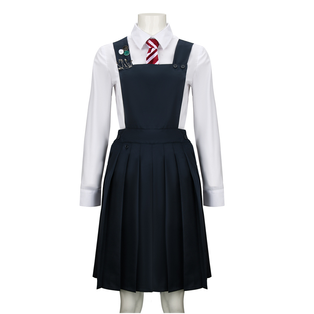 Women Hortensia Roald Dahl's Outfits Matilda the Musical Red-Beret Cosplay Costume