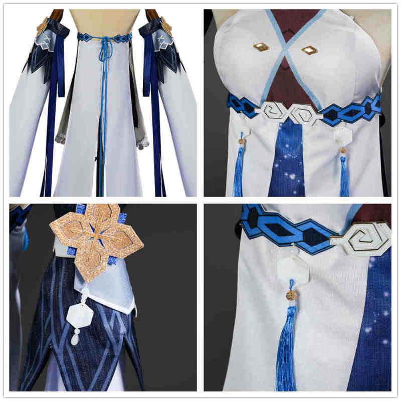 Genshin Impact Guizhong Haagentus Cosplay Costume God Of Dust Dress