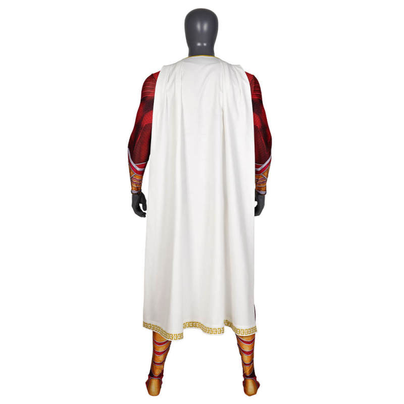 New Billy Batson Cosplay Costume Shazam 2 Fury of the Gods Zentai Suit In Stock Takerlama