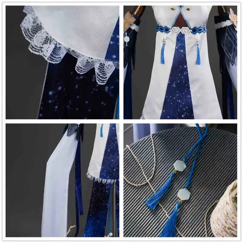 Genshin Impact Guizhong Haagentus Cosplay Costume God Of Dust Dress