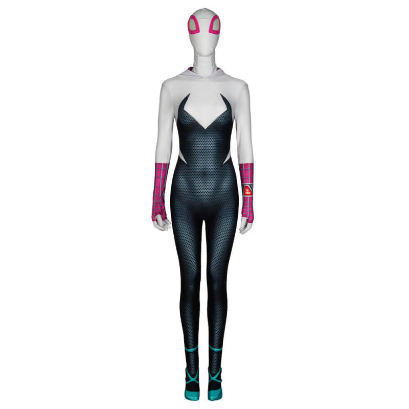 Spider Gwen Stacy Halloween Costume Jumpsuit Spider-Man: Across the Spider-Verse In Stock Takerlama