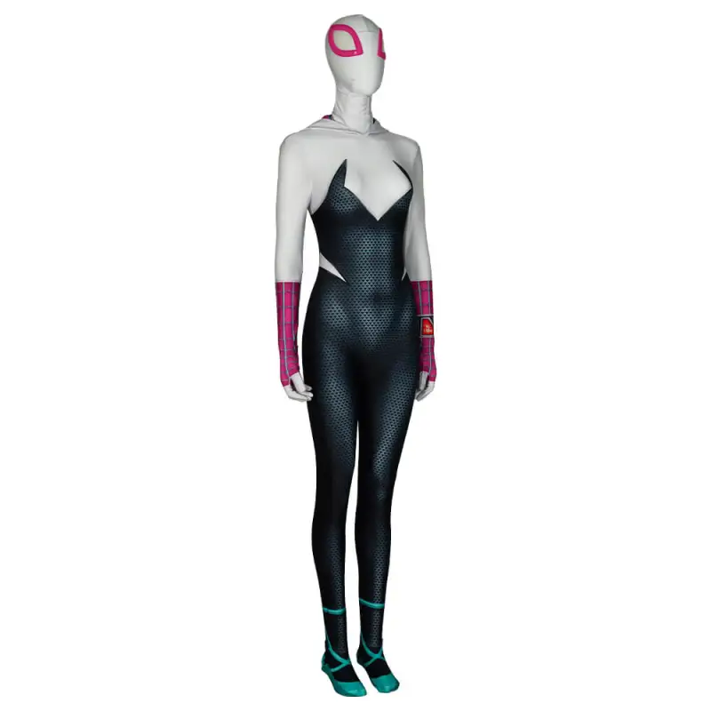 Spider Gwen Stacy Halloween Costume Jumpsuit Spider-Man: Across the Spider-Verse In Stock Takerlama