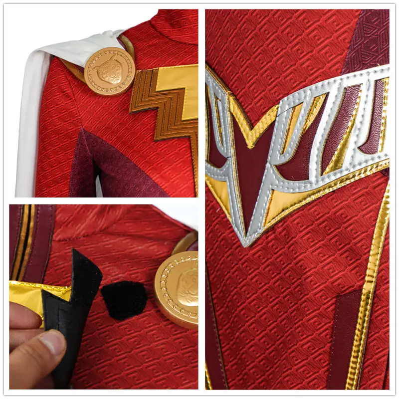 Deluxe Shazam Mary Bromfield Costume Cosplay Fury of the Gods Superheroe Lady Shazam Halloween Outfits