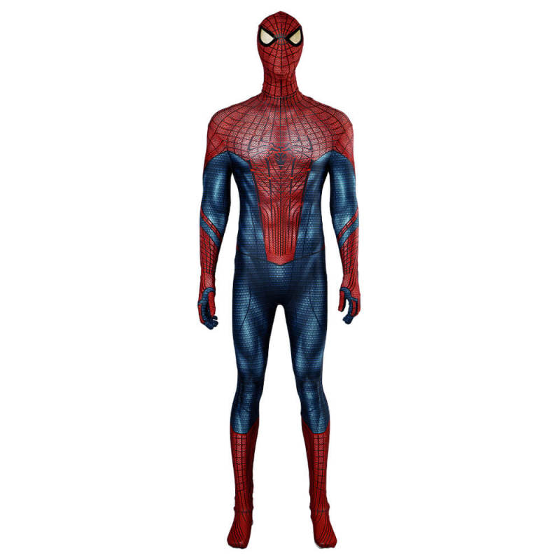 The Amazing Spider-Man Peter Parker Cosplay Costume Jumpsuit Mask L XL 2XL In Stock