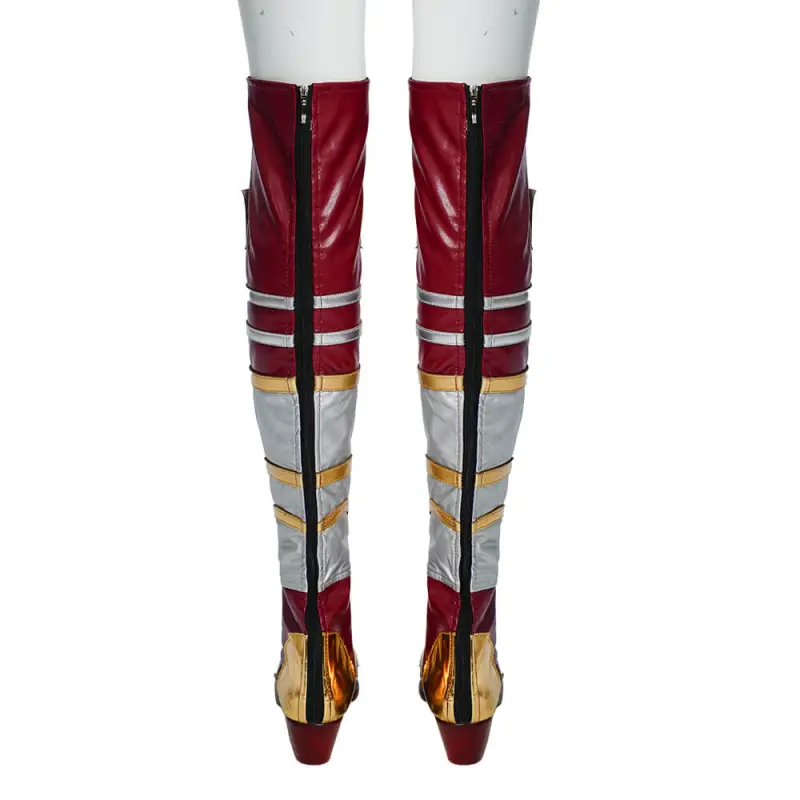 Deluxe Shazam Mary Bromfield Costume Cosplay Fury of the Gods Superheroe Lady Shazam Halloween Outfits