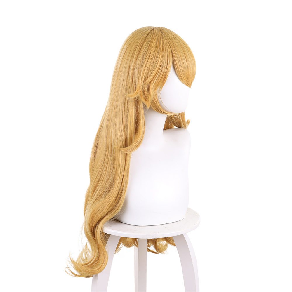 Princess Peach Golden Cosplay Wig Hair-The Super Mario Bros. Movie