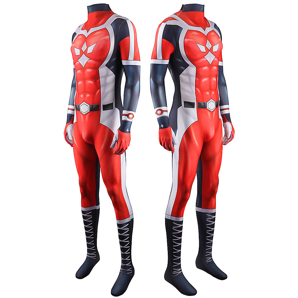 Akashi Live A Hero Cosplay Costume Jumpsuit Adults Kids