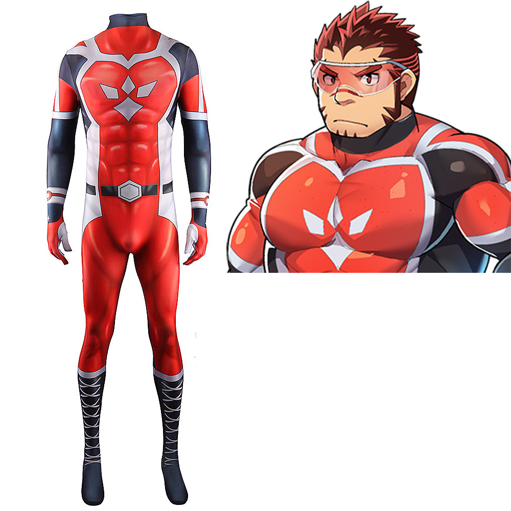 Akashi Live A Hero Cosplay Costume Jumpsuit Adults Kids