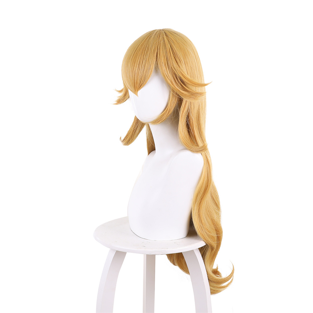Princess Peach Golden Cosplay Wig Hair-The Super Mario Bros. Movie