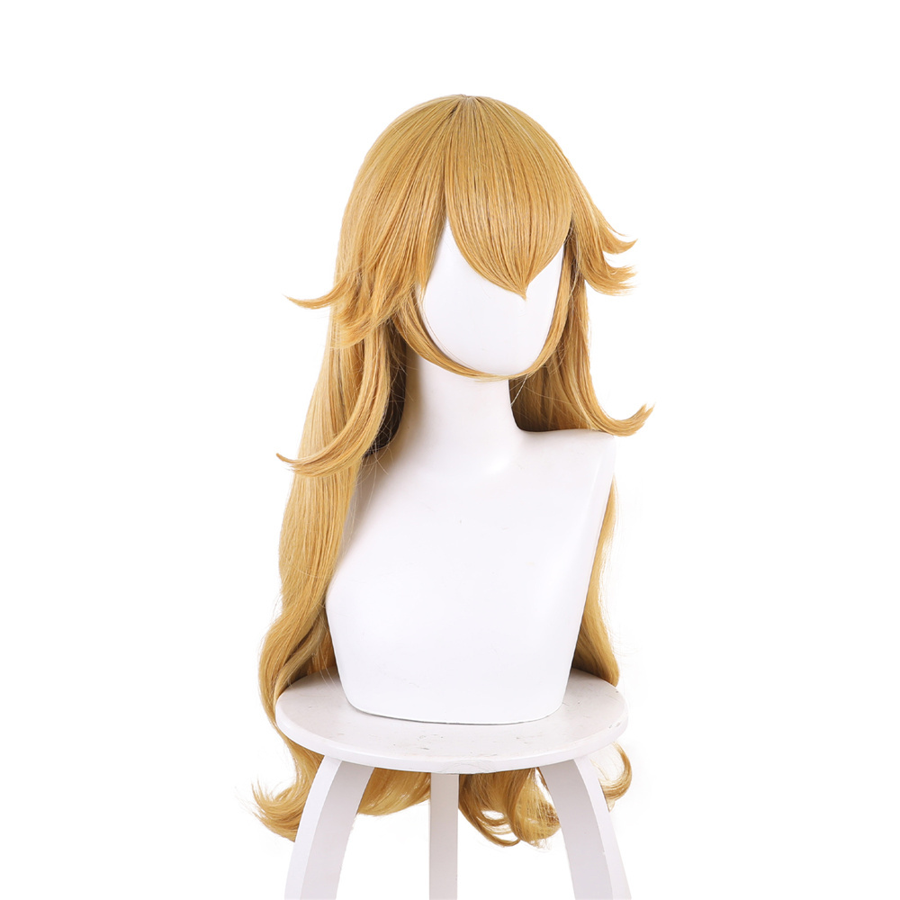 Princess Peach Golden Cosplay Wig Hair-The Super Mario Bros. Movie