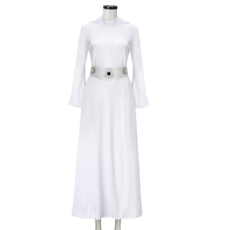 Princess Leia White Dress Star Wars A New Hope Cosplay Costume Adult Kids In Stock Takerlama