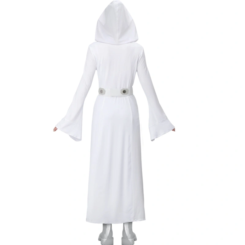 Princess Leia White Dress Star Wars A New Hope Cosplay Costume Adult Kids In Stock Takerlama