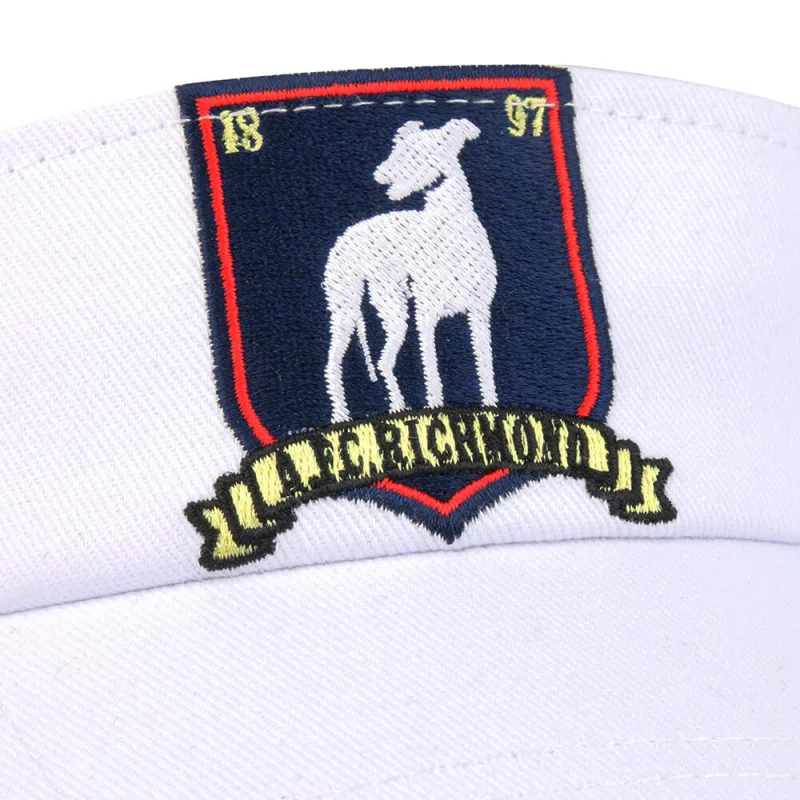 Ted Lasso Jason Sudeikis Coach Visor Cap AFC Richmond White Visor Cap Takerlama