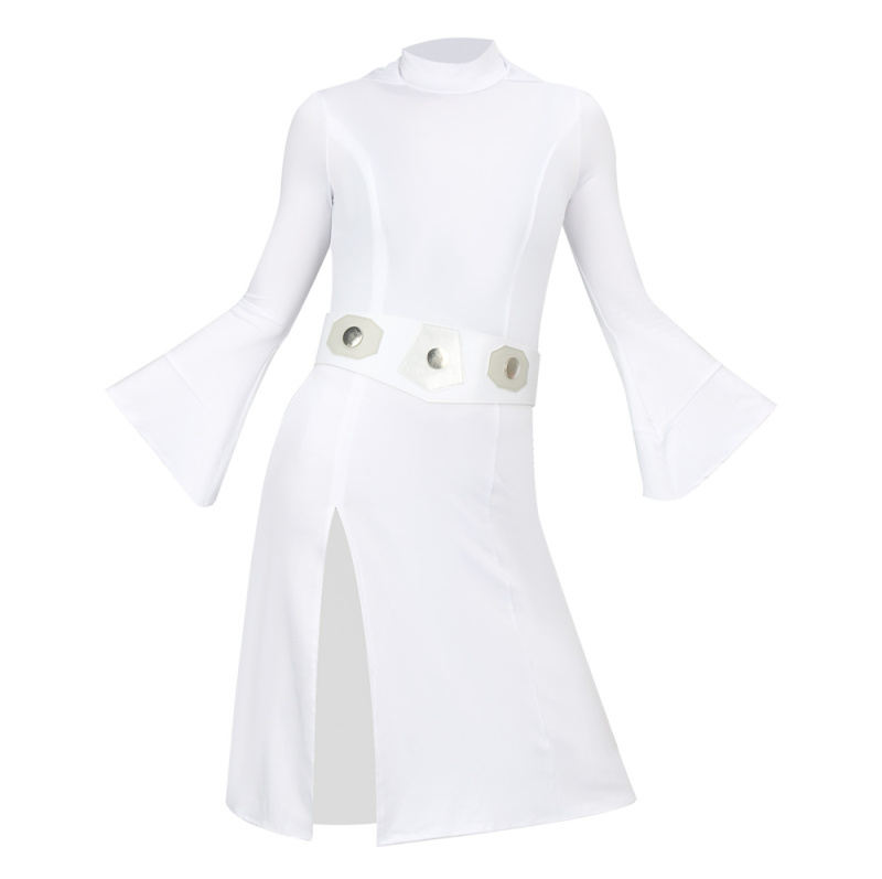 Princess Leia White Dress Star Wars A New Hope Cosplay Costume Adult Kids In Stock Takerlama