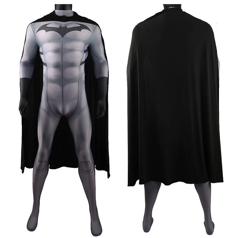 Batman Live Gray Costume Cosplay Adults Kids The Batman Movie Theater