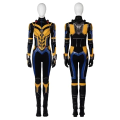 Deluxe Hope van Dyne / Wasp Cosplay Costume Ant-Man and the Wasp: Quantumania No Helmet (XS S M L XL In Stock)