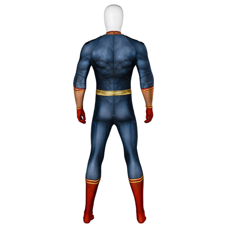 The Boys 3 Homelander Halloween Costume Superhero Jumpsuit S M 3XL In Stock