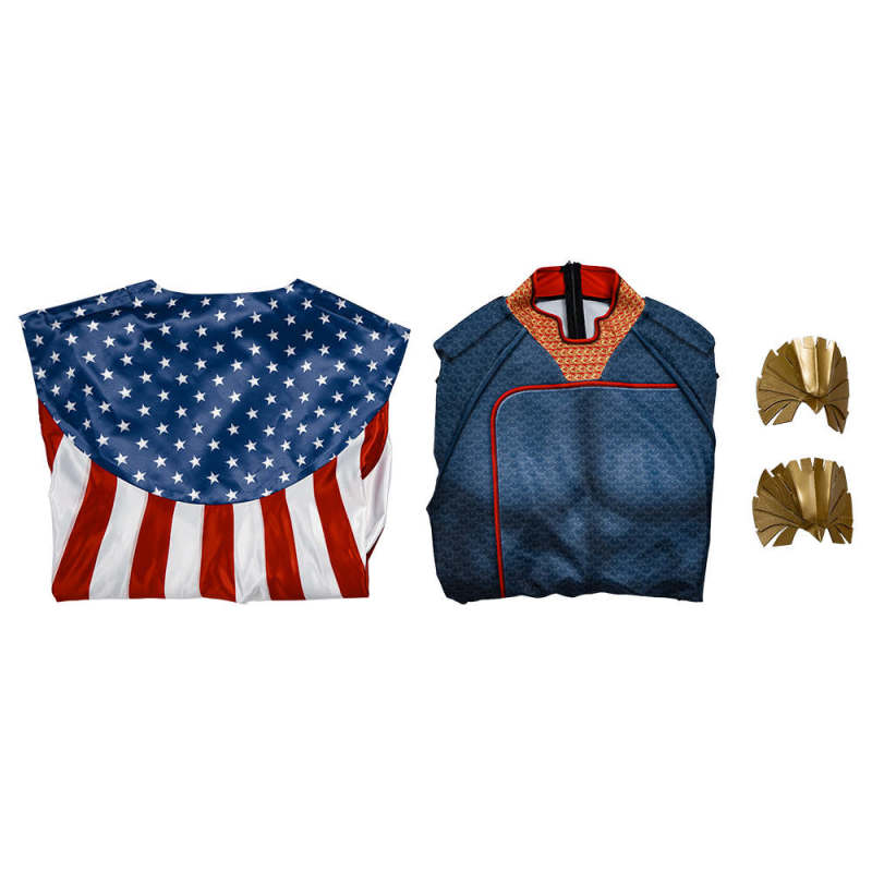 The Boys 3 Homelander Halloween Costume Superhero Jumpsuit S M 3XL In Stock