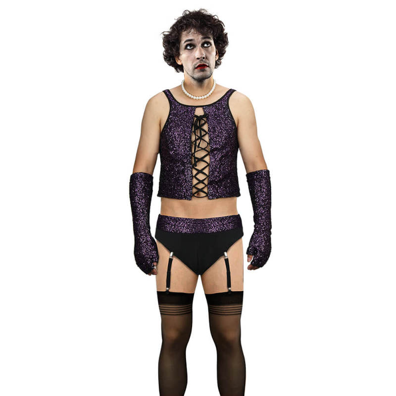 Frank N Furter Costume Rocky Horror Fancy Dress The Rocky Horror Picture Show (In Stock) Takerlama