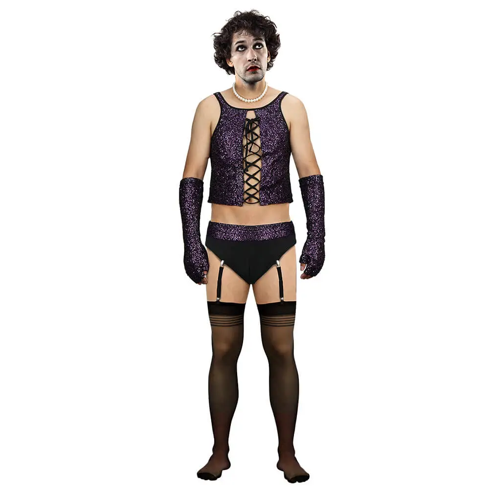 green emerald velvet dress Smiffys 81056 Rocky Horror Show Frank N Furter Surgical, Men, Green, M-Size  38"-40" : Amazon.com.au: Video Games