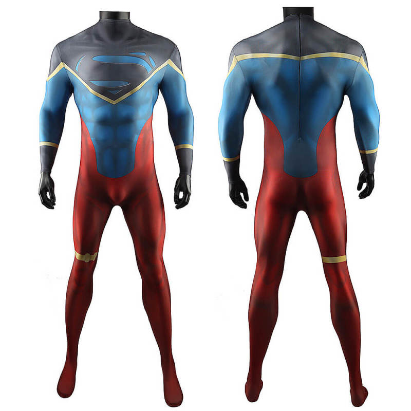 Superboy Kon-El Cosplay Costume DC New Superman Jumpsuit Takerlama