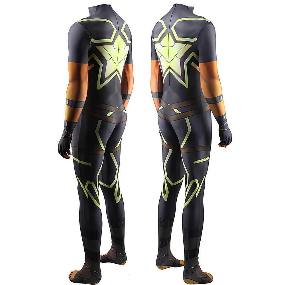 Game Live A Hero Barrel Cosplay Costume Jumpsuit Bodysuit