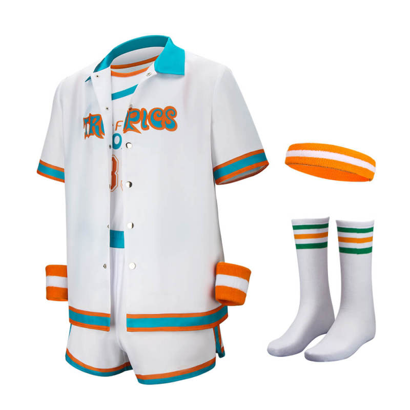 Jackie Moon 33 Semi-Pro Uniform Flint Tropics Basketball Jersey Takerlama (In Stock)