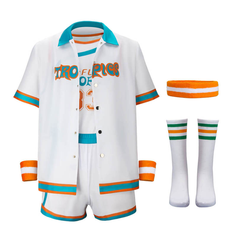 Jackie Moon 33 Semi-Pro Uniform Flint Tropics Basketball Jersey Takerlama (In Stock)