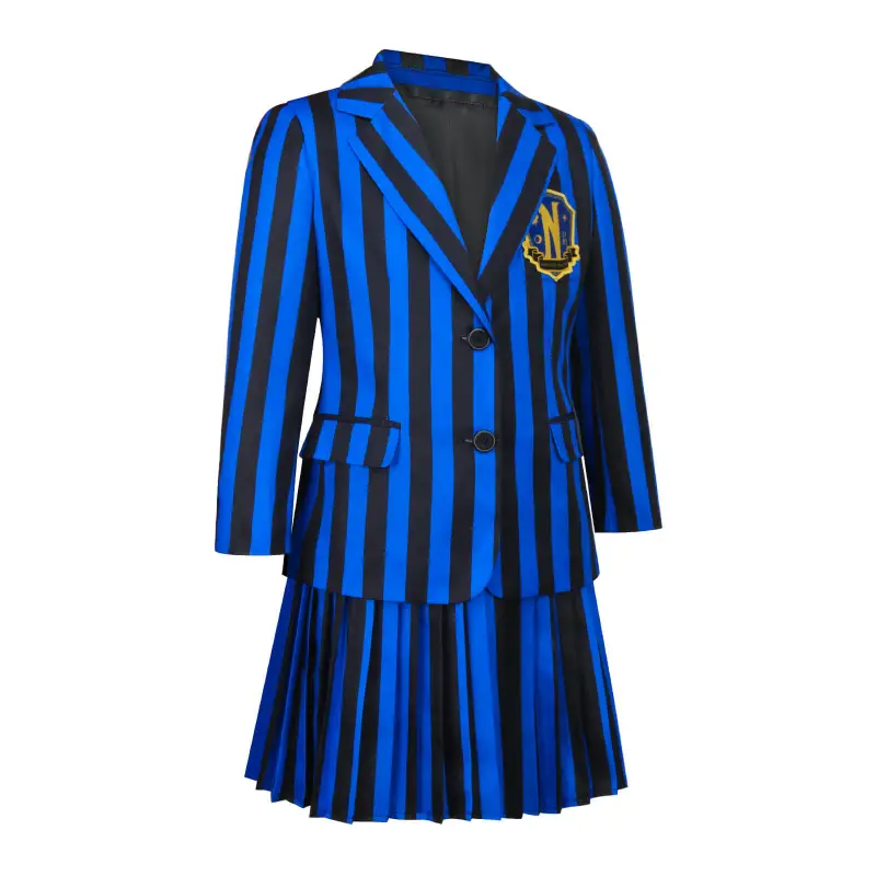 Child Addam Academy Blue Girl Cosplay Costume School Uniform In Stock Takerlama