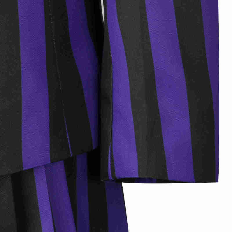 Kids Nevermore Academy Purple School Uniform The Addams Family Wednesday Girl Cosplay Costume 110 ready to ship