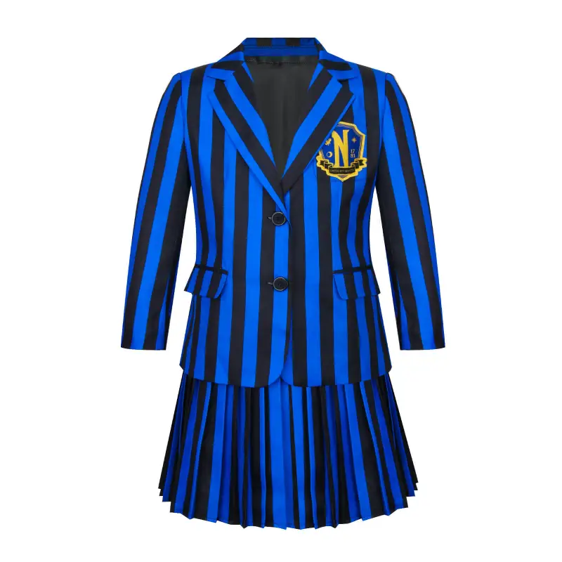 Child Addam Academy Blue Girl Cosplay Costume School Uniform In Stock Takerlama