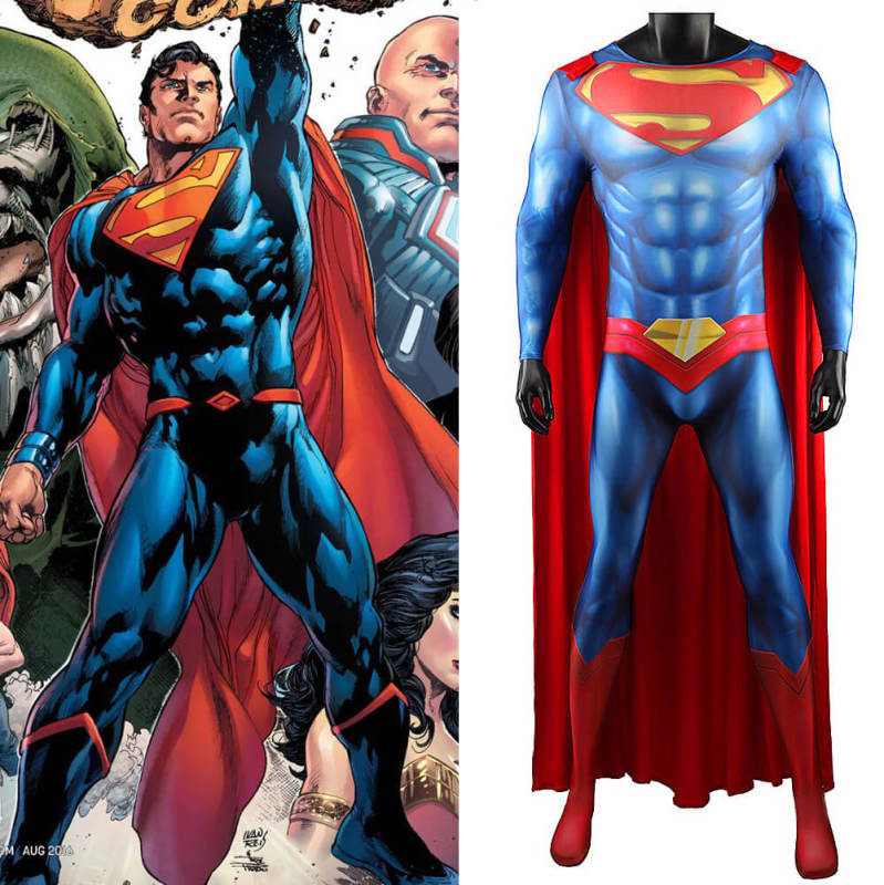 Superman Rebirth Cosplay Costume DC Reveals Superman's New Suit