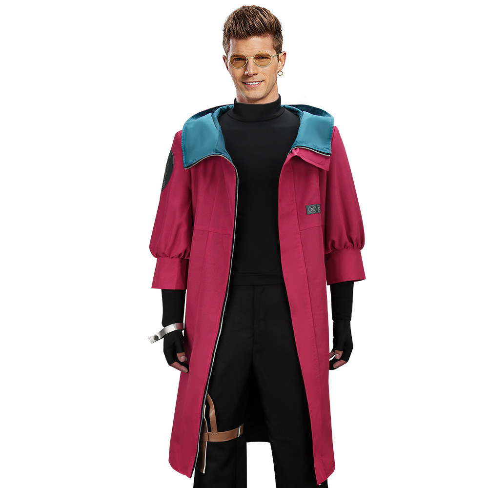 Stampede Costume Vash the Stampede The Humanoid Typhoon Cosplay Coat M L XL In Stock-Takerlama