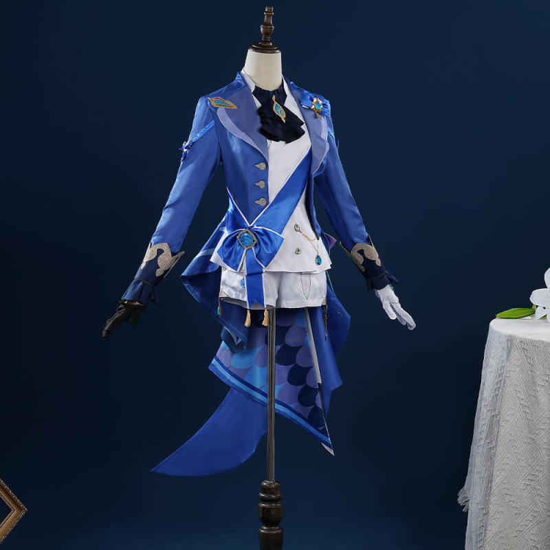 New Genshin Impact Focalors Cosplay Costume 2023 Game